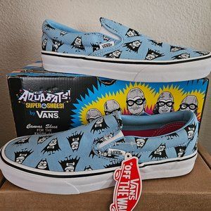 Aquats Van's Slip On Shoes - Blue Super Rare Men or Women